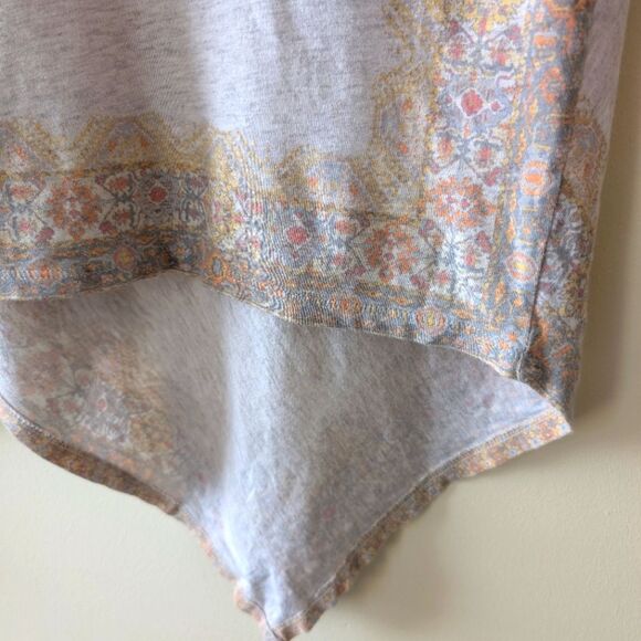 J Jill Pure Jill Oversize Asymmetrical Hem Handkerchief Top Blouse Poncho XS/S - Picture 4 of 6